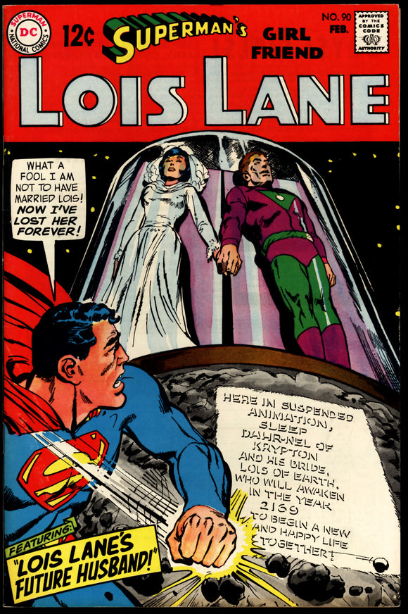 Superman's Girl Friend Lois Lane #90 VF+ Lois Lane's Future Husband