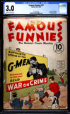 Famous Funnies #27 CGC 3.0 (1936) War on Crime Begins! 1st True Crime!