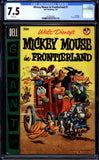 Mickey Mouse in Frontierland #1 CGC 7.5 (1956) Dell Giant 30 Cent Cover!