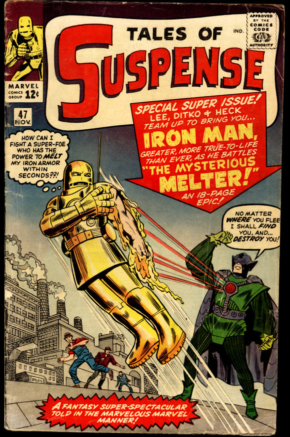 Tales of Suspense #47 Marvel 1963 (GD+) Origin & 1st App. of the Melter!