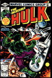 Incredible Hulk #250 Marvel 1980 (VF/NM) Silver Surfer vs. Hulk Battle!