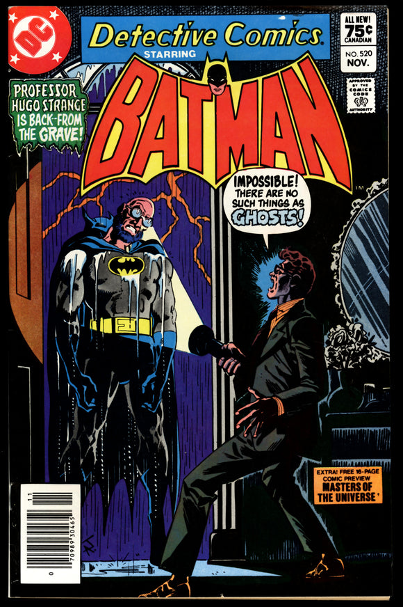 Detective Comics #520 DC 1982 (NM-) Canadian Price Variant!