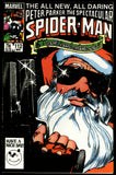 Spectacular Spider-Man #112 Marvel 1986 (NM-) Iconic Bad Santa Cover!