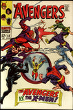 Avengers #53 VF+ Marvel 1968 Iconic X-Men vs. Avengers Battle!