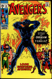 Avengers #87 FN+/VF Marvel 1971 Origin of the Black Panther!