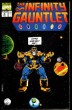 Infinity Gauntlet #4 Marvel 1991 (NM-) George Perez Thanos Cover!