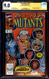 New Mutants #87 CGC 9.0 (1990) Signed by Rob Liefeld! 1st App of Cable!