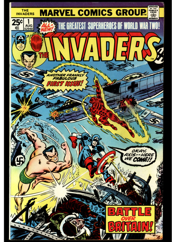 Invaders #1 VF+ (1975) 1st Team Appearance of the Invaders!