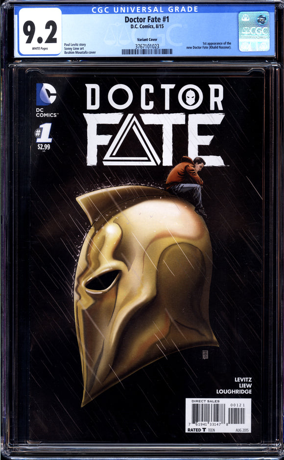 Doctor Fate #1 CGC 9.2 (2015) 1:25 1st New Doctor Fate (Khalid Nassour)