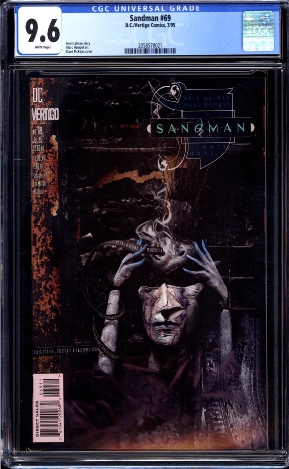 Sandman #69 CGC 9.6 (1995) 1st Daniel Hall as Dream! Netflix Series