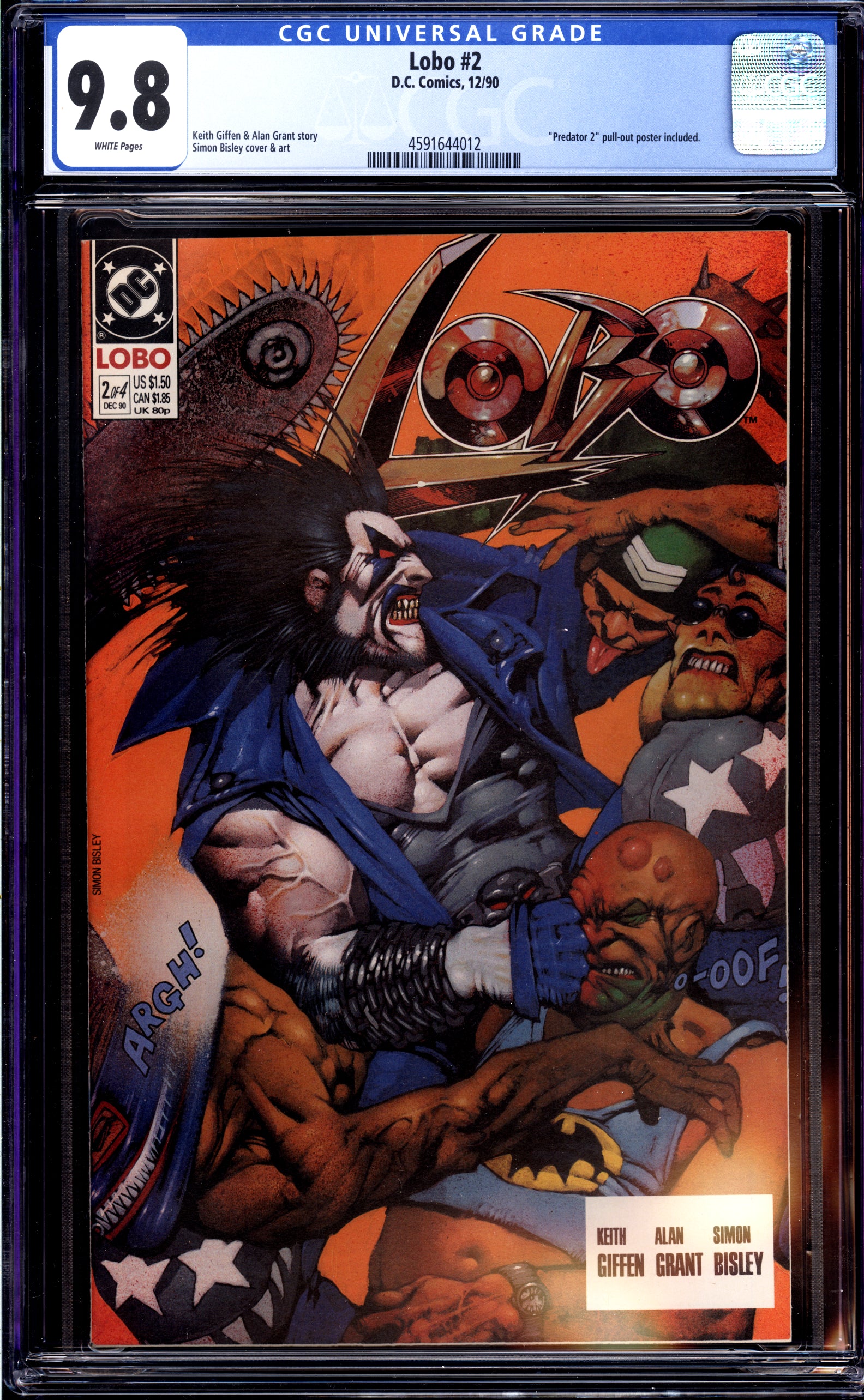 ルビーページ Lobo #1-4 CGC 9.8/9.6 (DC 1990/1991) Complete Set! 1st Solo Series