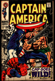 Captain America #106 Marvel 1968 (FN/VF) Cap Goes Wild! Jack Kirby!