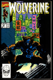 Wolverine #24 NM (1990) Classic Jim Lee Wolverine Cover!