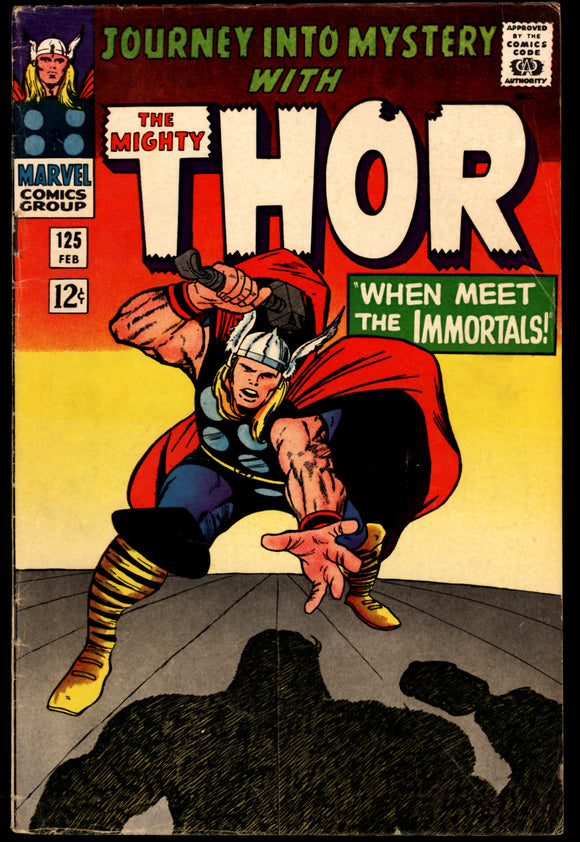Journey into Mystery #125 Marvel 1966 (FN+) Final Issue! Hercules App