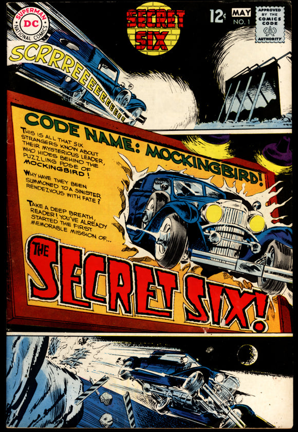 Secret Six #1 DC 1968 (FN-) Origin & 1st App. of the Secret Six!