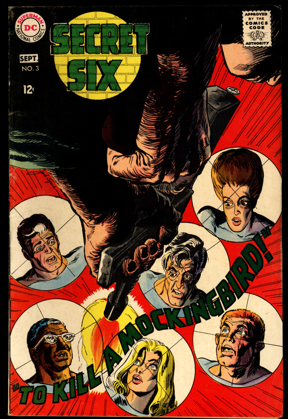 Secret Six #3 1968 (FN) To Kill a Mockingbird Jack Sparling Cover