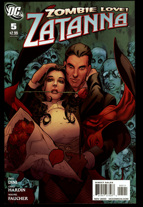 Zatanna #5 2010 (NM) Stephane Roux Cover Art Paul Dini