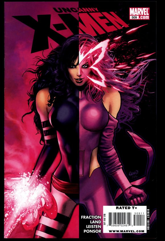 Uncanny X-Men #509 2009 (VF) Greg Land Psylocke Cover