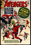 Avengers #6 Marvel 1964 (FN-) 1st App. of Zemo & Masters of Evil!