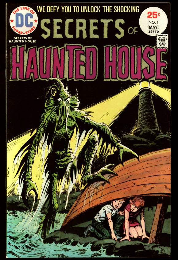 Secrets of Haunted House #1 DC Comics 1975 (VF-/VF) Luis Dominguez Cover