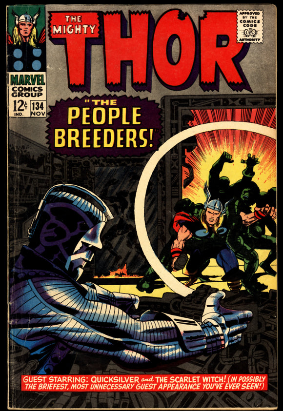 Thor #134 FN- (1966)  1st app. of High Evolutionary!