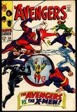 Avengers #53 Marvel 1968 (FN-) X-Men vs. Avengers Crossover!