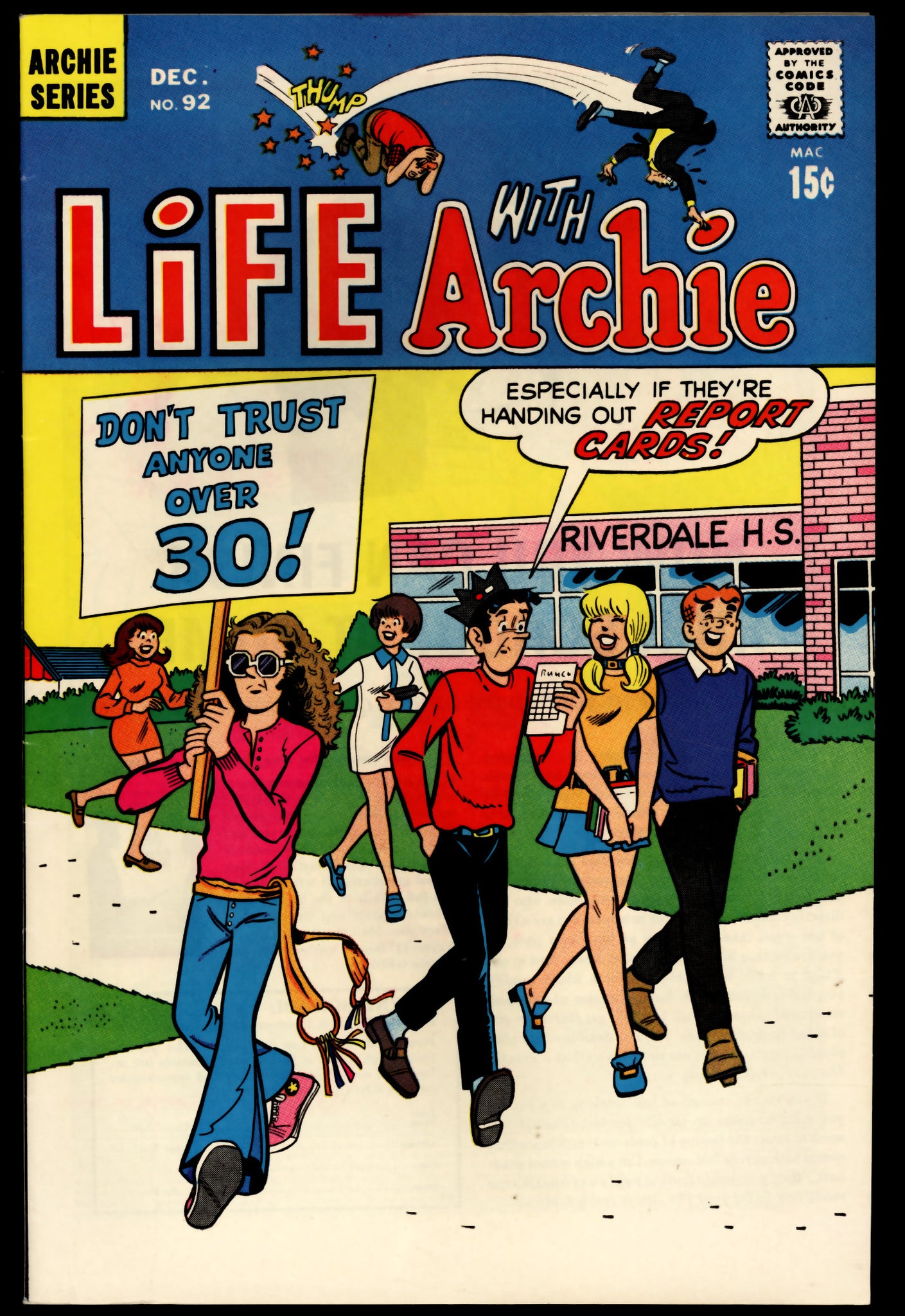 Life with Archie #92 Archie Comics 1969 High Grade – Ultimate Key Issue ...