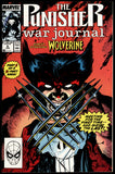 Punisher War Journal #6 Marvel 1989 (NM-) 1st Wolverine Battle!