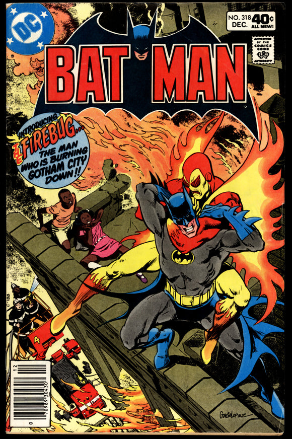 Batman #318 DC Comics 1979 (FN-) 1st Appearance of Firebug! – Ultimate ...