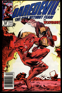 Daredevil #249 Marvel 1987 (VF+) Wolverine Cover & Appearance