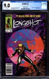 Longshot #1 CGC 9.0 1st Appearance of Longshot & Spiral! C.P.V.