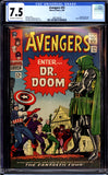 Avengers #25 CGC 7.5 (1966) Classic Doctor Doom appearance!