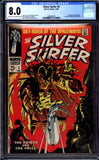 Silver Surfer #3 CGC 8.0 (1968) 1st app. of Mephisto! HIGH GRADE!