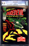 Daredevil #37 CGC 9.2 White Pages (1968) Classic Doctor Doom!