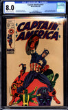 Captain America #111 CGC 8.0 (1969) Classic Steranko cover and story!