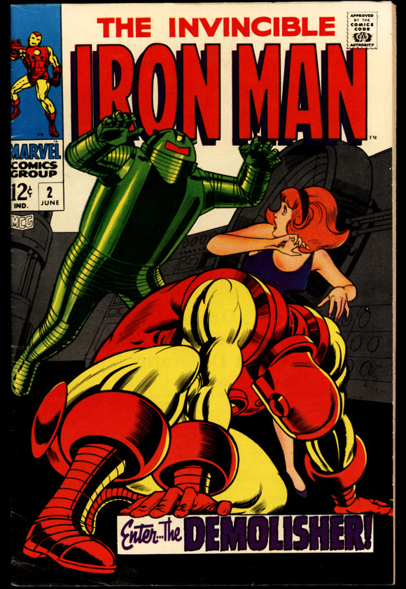 Iron Man #2 FN+ (1968) 2nd Issue! 1st app. of Demolisher!