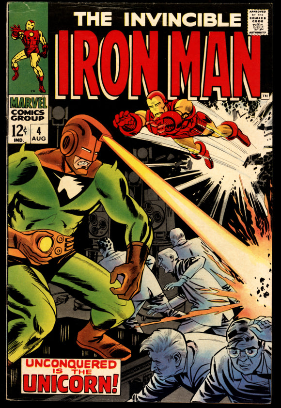Iron Man #4 FN+ (1968) Unicorn appearance!