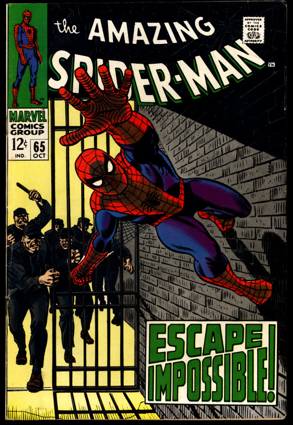 Amazing Spider-Man #65 FN+ (1968) Romita cover!