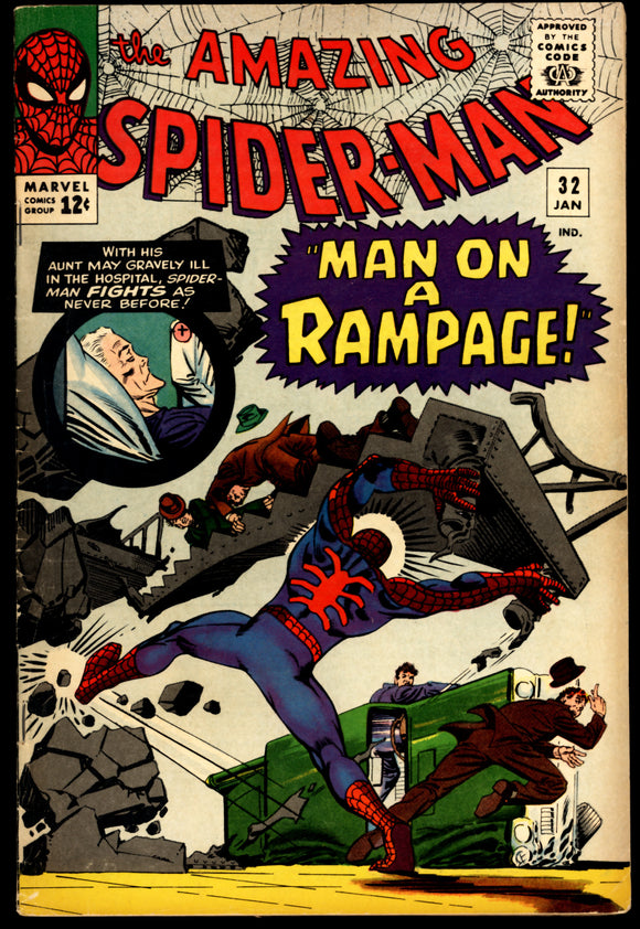 Amazing Spider-Man #32 FN-/FN (1966) 2nd app. of Doctor Connors!