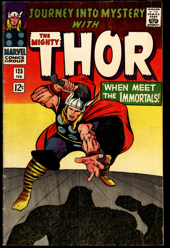 Journey Into Mystery #125 VG- (1966) 3rd app. of Hercules!