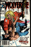 Wolverine #10 NM- (1989) Wolverine vs Sabretooth ~NEWSSTAND~