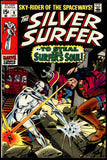 Silver Surfer #9 Marvel 1969 (FN+) Fantastic Four Appearance!