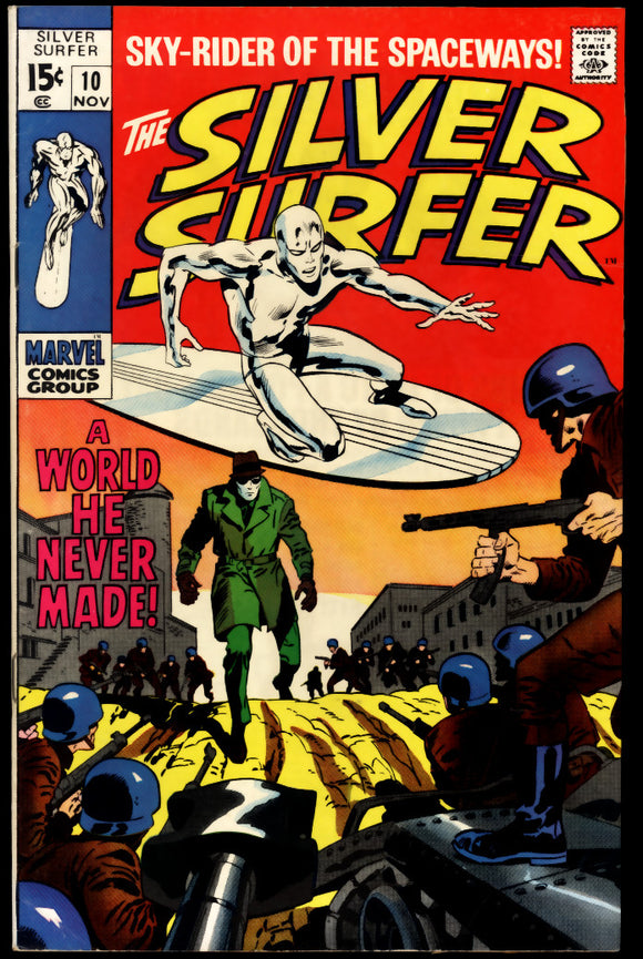 Silver Surfer #10 VF- (1969) 1st appearance of Yarro Gort!
