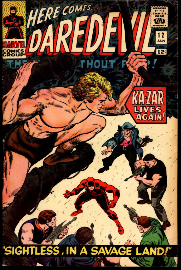 Daredevil #12 FN- (1966) 1st App. of the Plunderer (Parnival Plunderer)