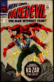 Daredevil #24 VF- (1967) Ka-Zar vs Daredevil battle cover.