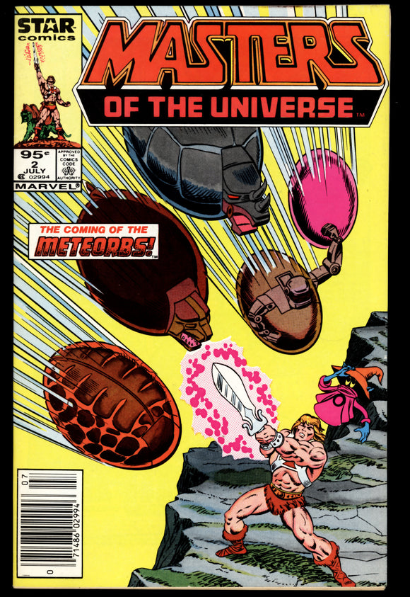 Masters of the Universe #2 Star Comics 1986 VF/NM Canadian Price Variant