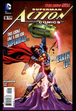 Action Comics #9 DC 2012 NM+ 1st App. of Calvin Ellis! 1:10 Variant Cover