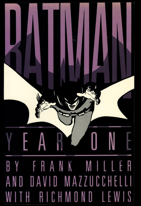 Batman Year One DC Comics 1987 Frank Miller David Mazzucchelli TPB