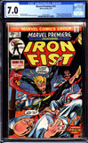 Marvel Premiere #15 CGC 7.0 (1974) 1st App. Iron Fist! 1st Harold Meachum!