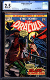 Tomb of Dracula #10 CGC 2.5 (1973) 1st App. of Blade the Vampire Slayer!